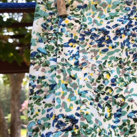 🌺 J.CREW; BEAUTIFUL Cotton Floral Print Skirt 6! - Picture 2 of 6